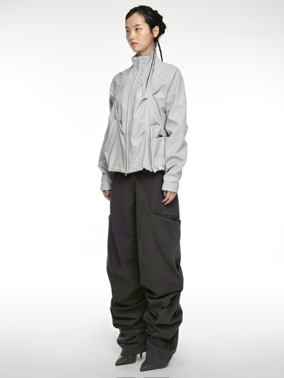 【NACHE】PINTUCK WIND BREAKER (UNISEX)