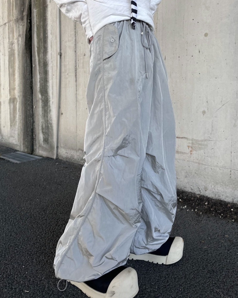 国際配送【LUV CODE】tuck easy pants