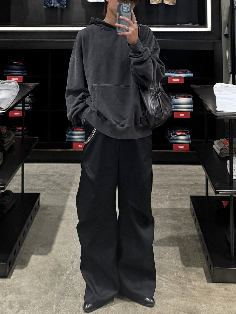 国際配送【RENOL】tuck slacks