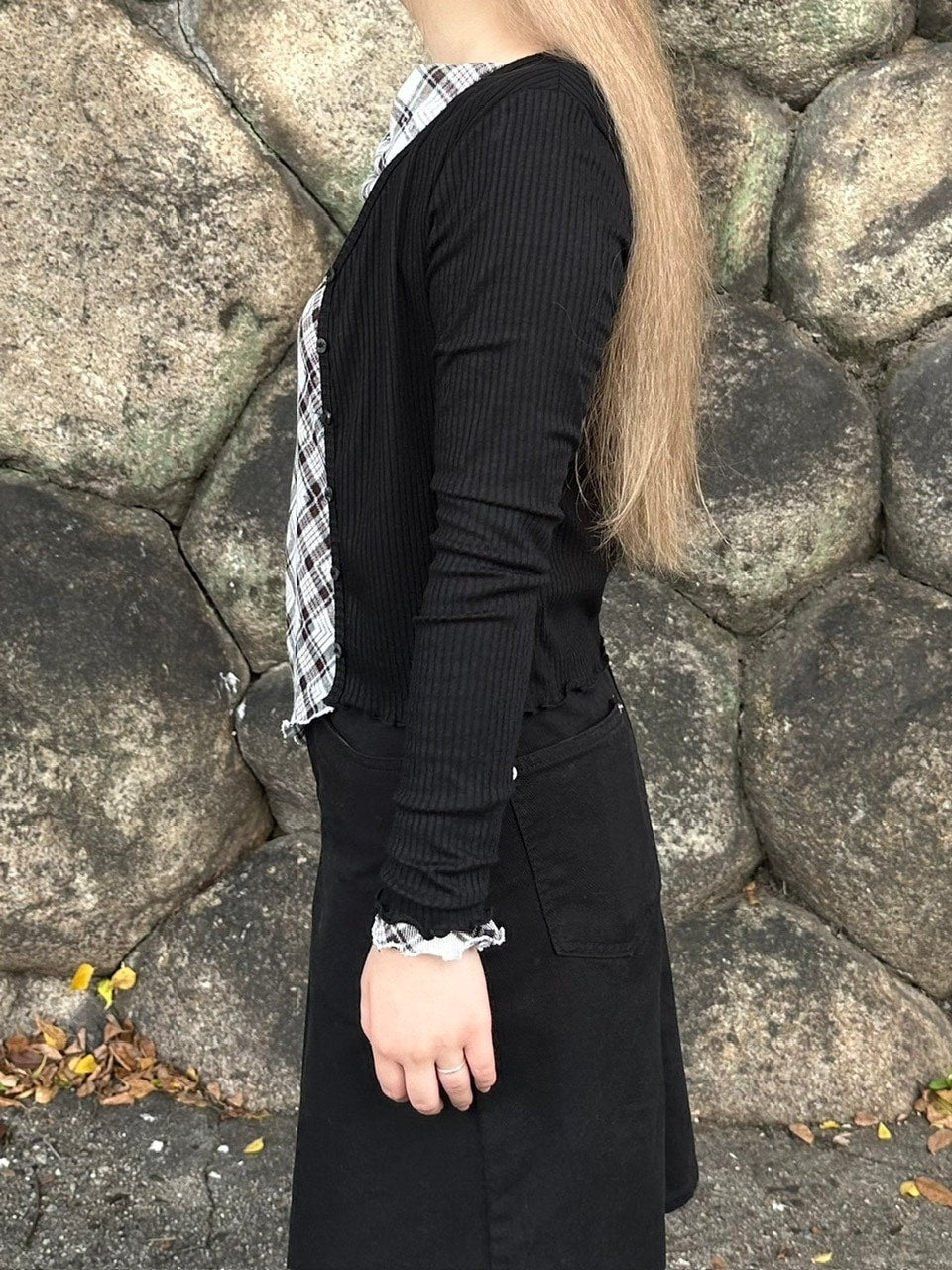 受注制【oaks】vneck cardigan (3color)