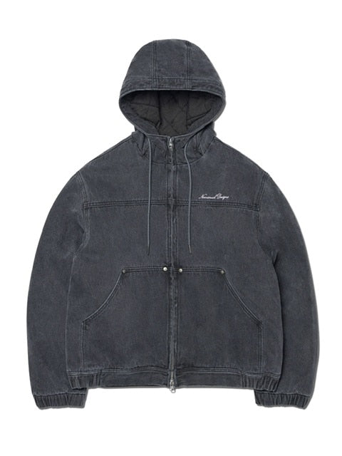 【NOMANUAL】W.D HOODED ZIP-UP JACKET / 【ノーマニュアル】フードジップアップ長袖パーカーミリタリージャケット