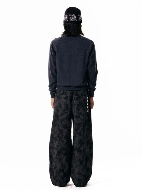 【AAKAM】Eagle Printed Knit / 【アーカム】イーグルプリント長袖ニット