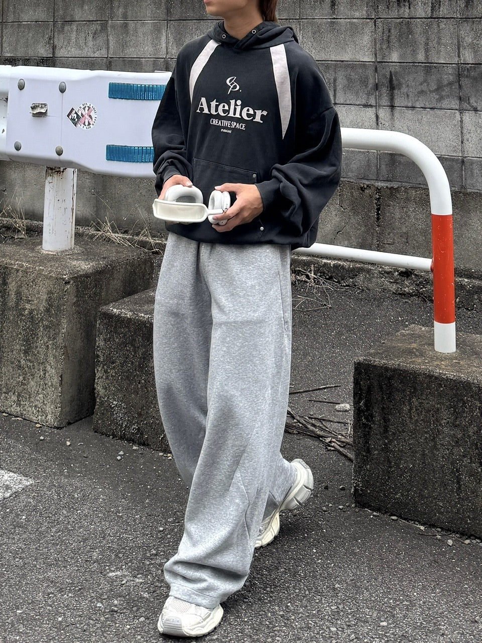 国際配送【RENOL】stitch sweat pants