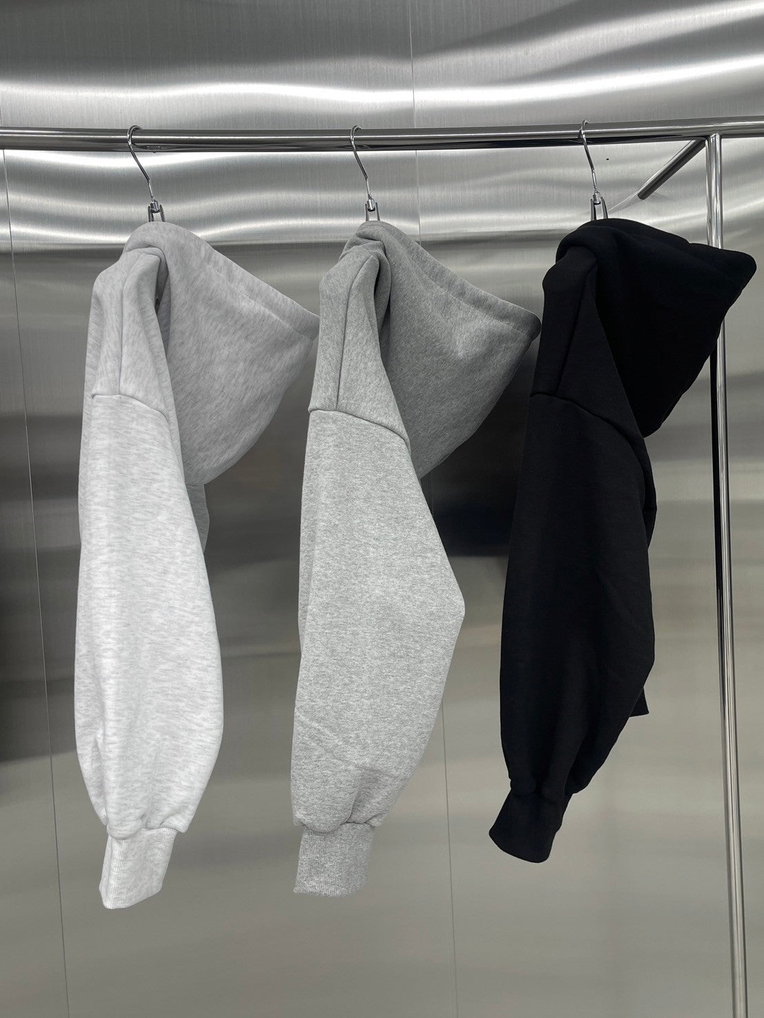 受注制【nmtc +】crop zip up hoodie (3color)