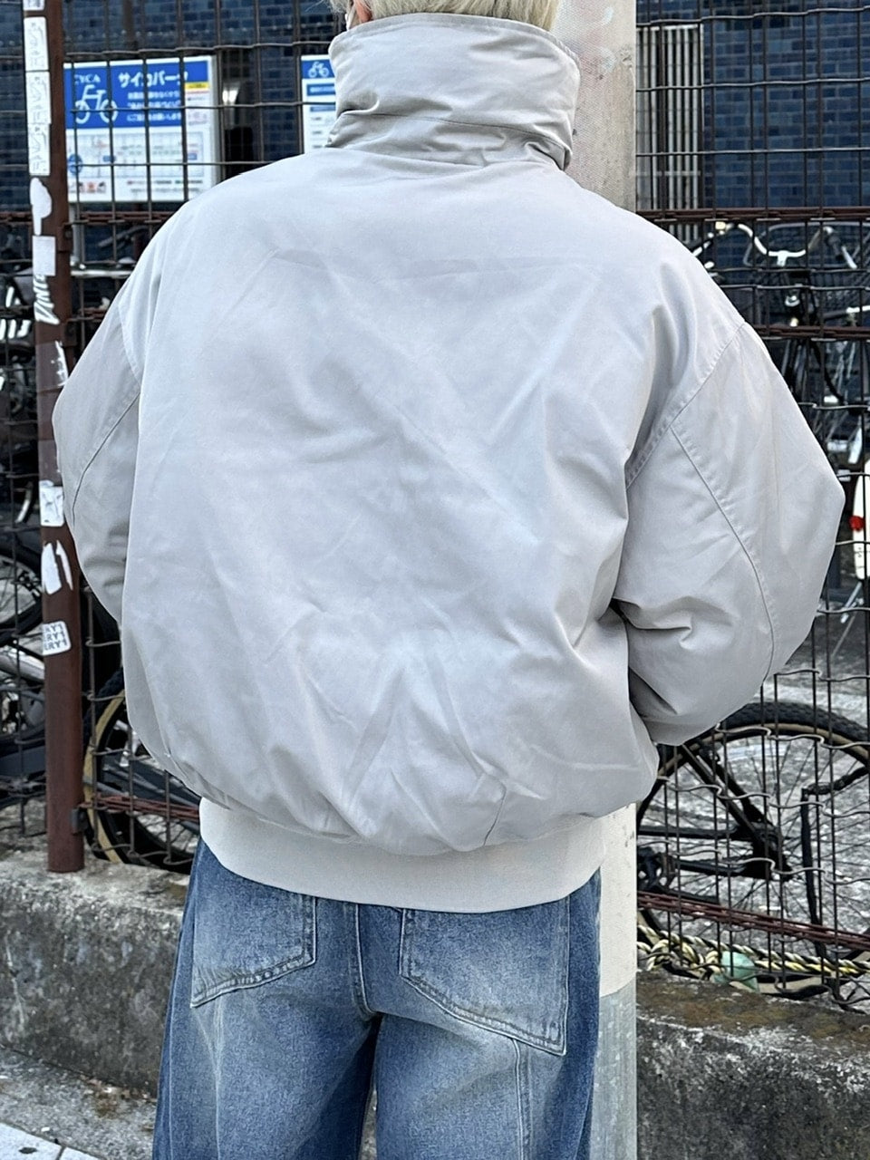大阪店WEB限定【Chikashitsu +】stand neck padding jacket (2color)