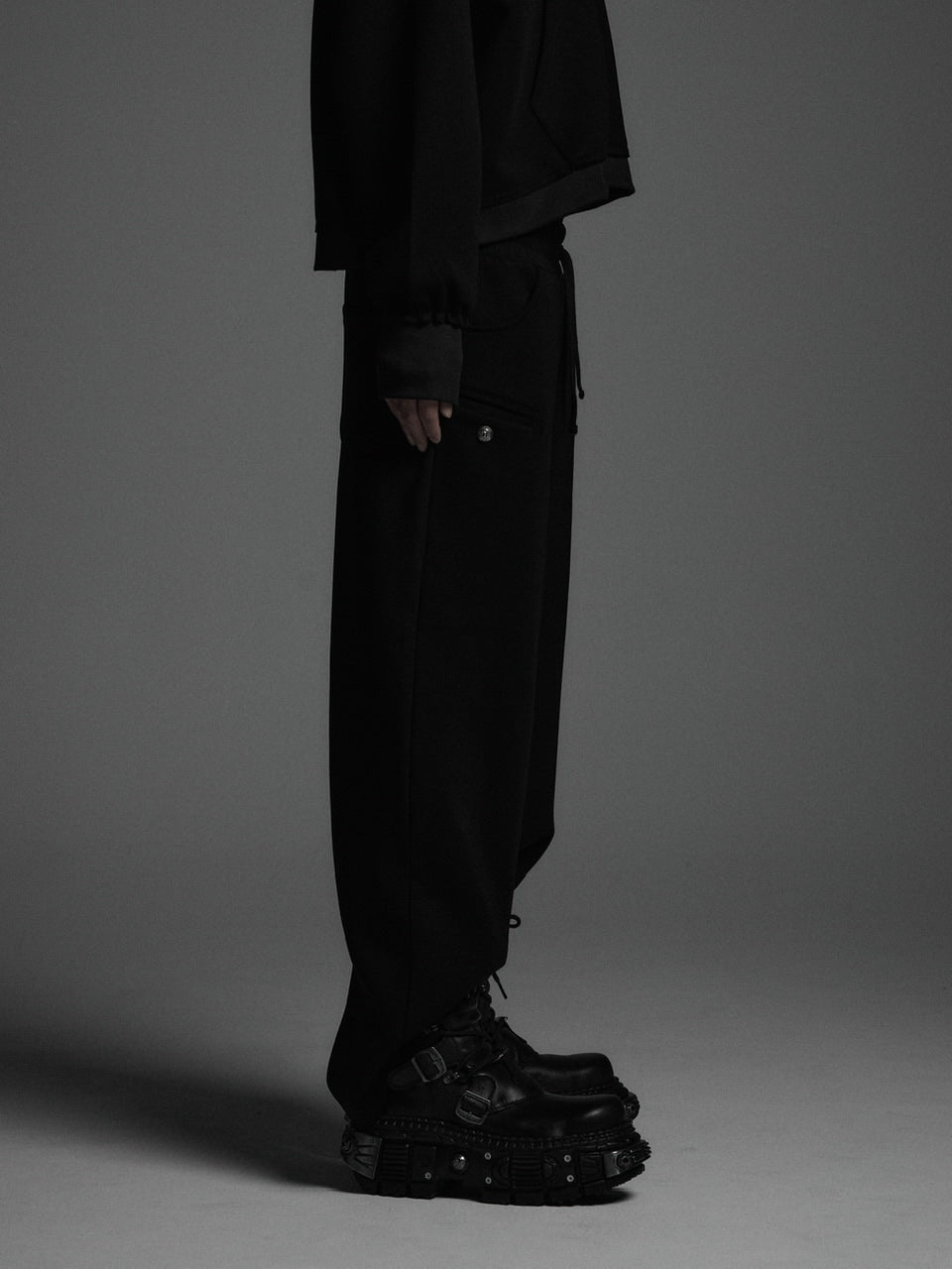 【Rosen Kreuz】the taste“V” WIDE OVERFIT SET UP PANTS