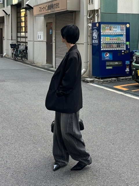 受注制【oaks】stripe design buggy pants