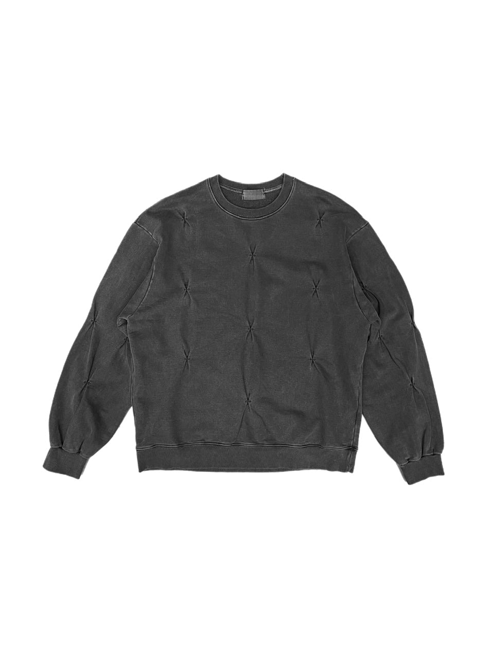 受注制【Chikashitsu +】stitch design sweat (3color)