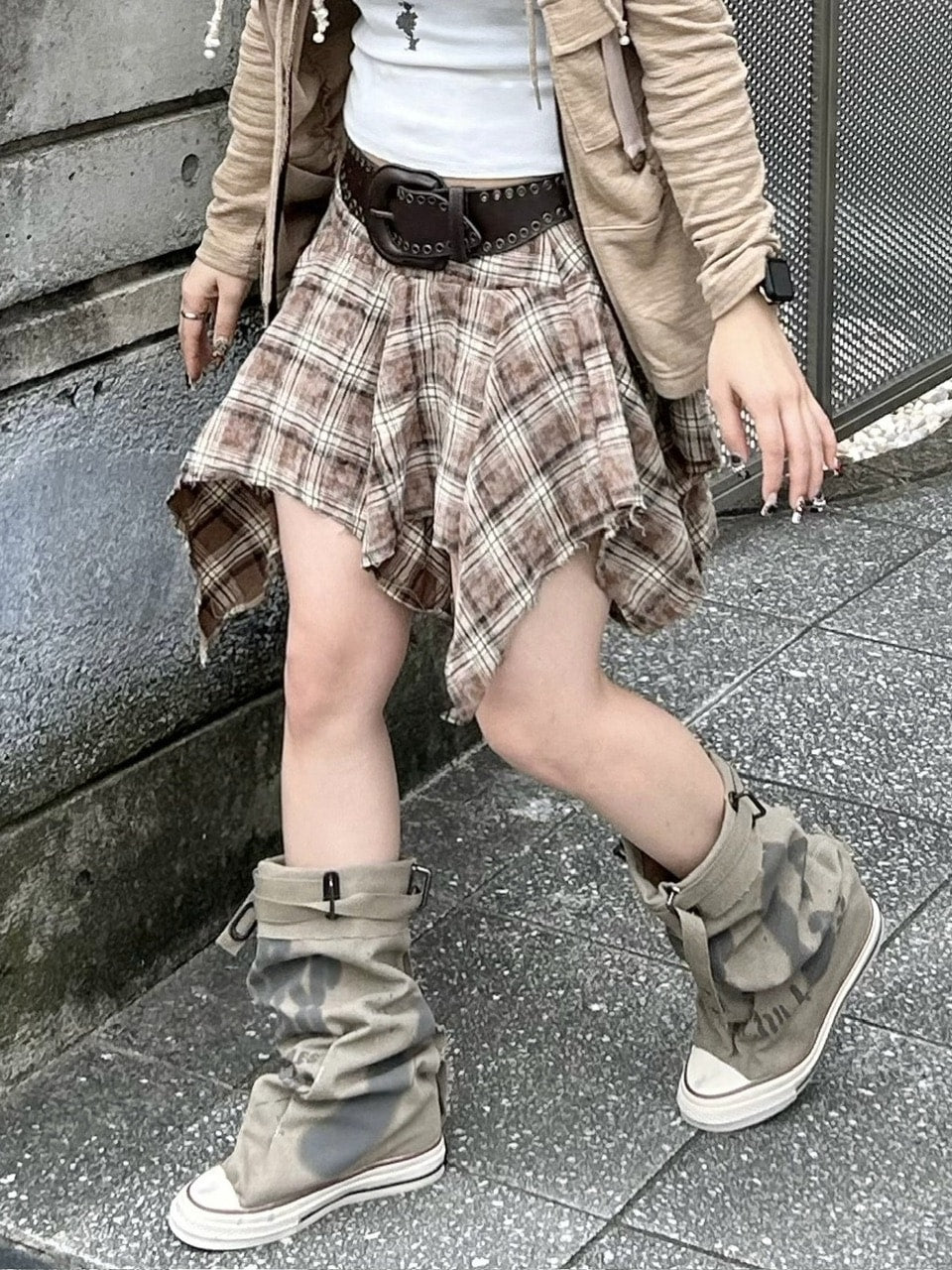 受注制【Never mind the XU】loose canvas shoes