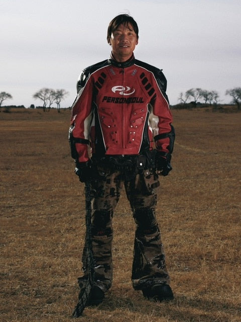 【PERSONSOUL】Sheepskin Racing Jacket