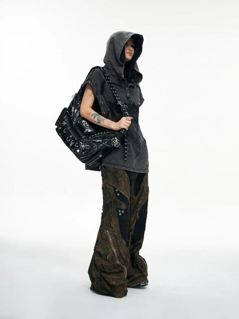 【PERSONSOUL】Punk Sheepskin Bag