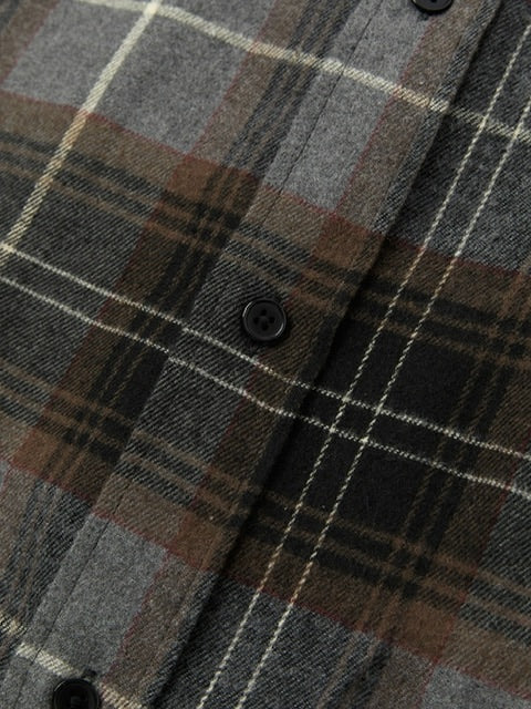【DNSR】Oversized flannel check shirt