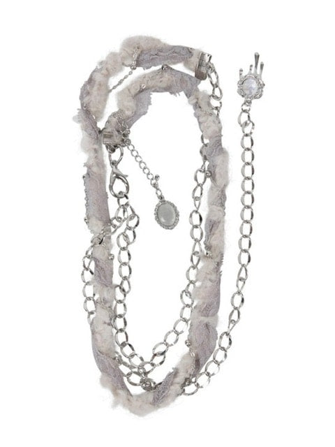 【FLAREUP】Braided Handmade Chain Belt / 【フレアアップ】ブレイデッドハンドメイドチェーンベルト