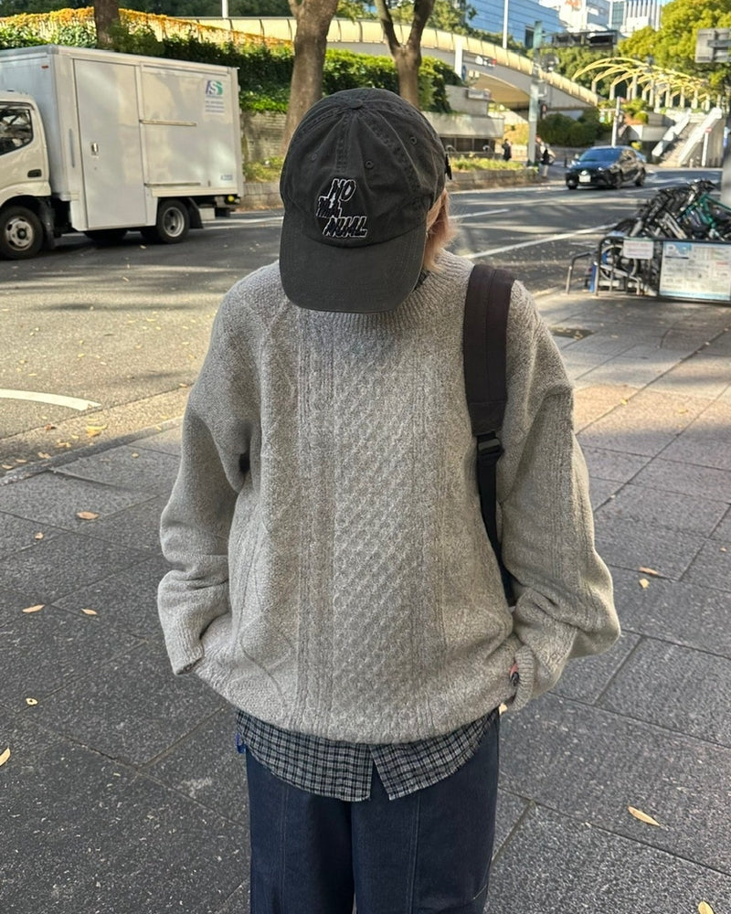 【youll】loose cable knit (2color)