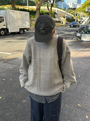 【youll】loose cable knit (2color)
