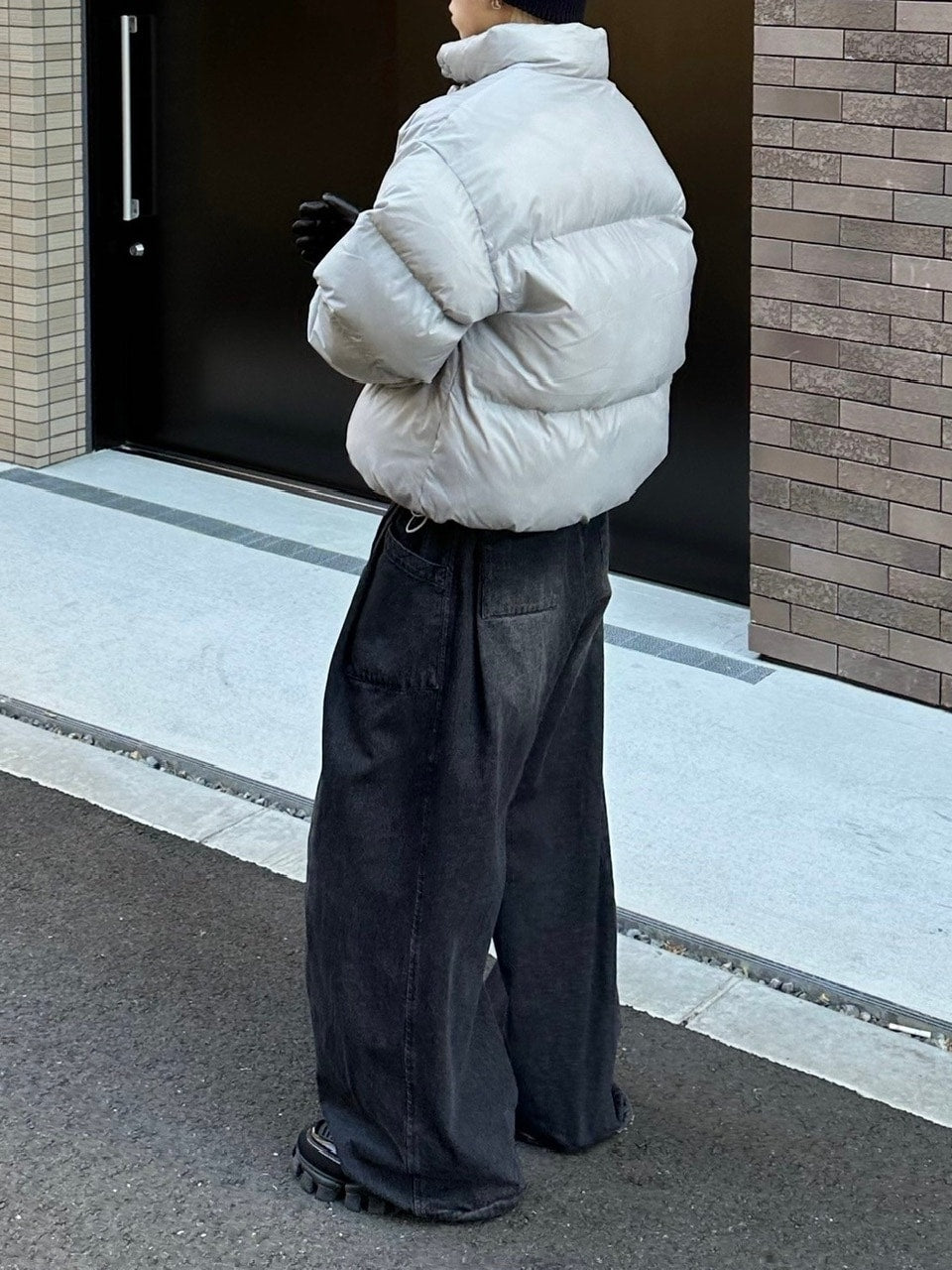 受注制【Chikashitsu +】unisex padding heat jacket (3color)