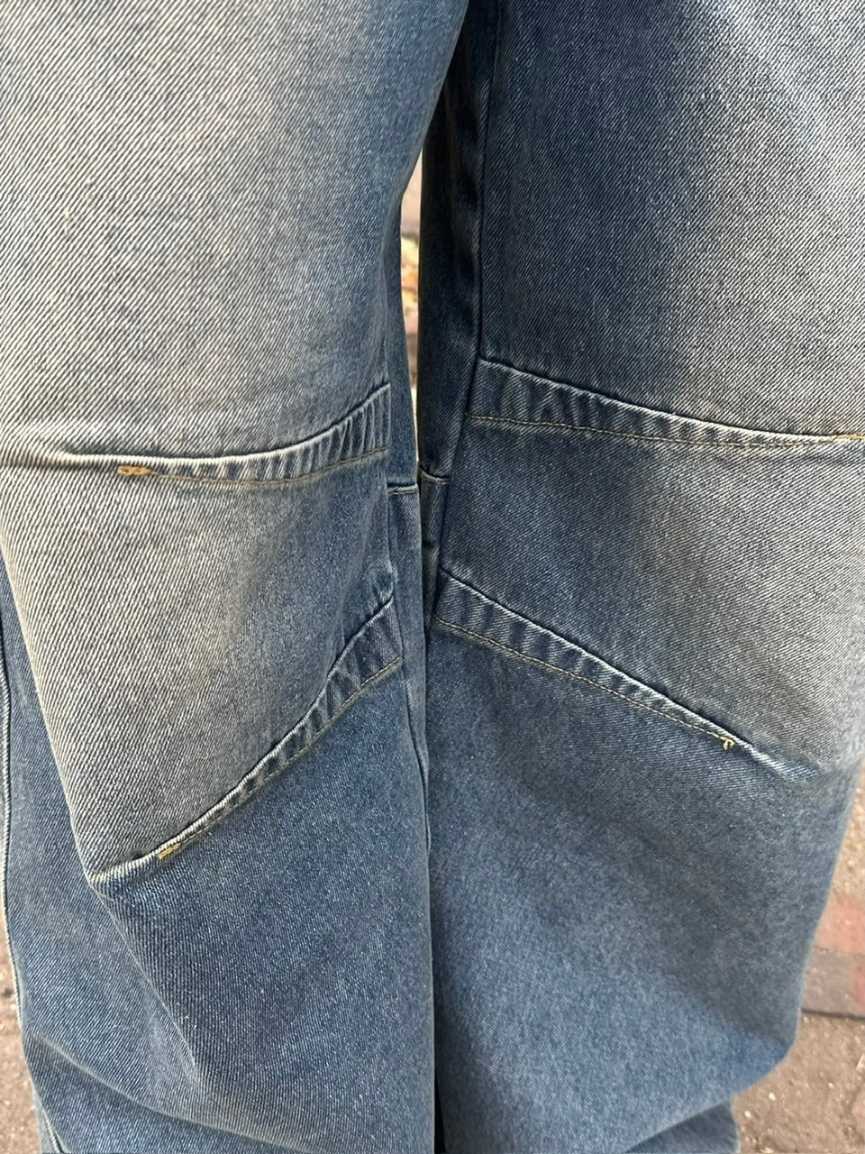 受注制【youll】pin tuck denim pants (2color)