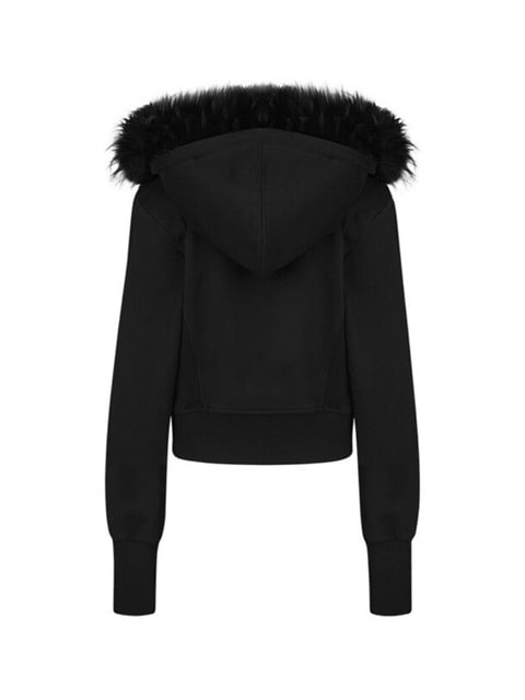 12/20 20:00発売【NOT KNOWING】RIDER FUR HOOD ZIP UP /【ノットノーイング】ライダーファーフードジップアップスウェット