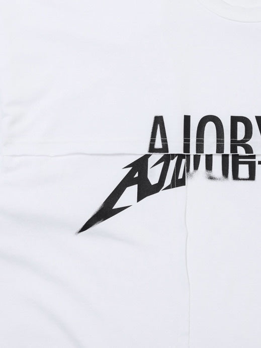 【AJOBYAJO】Tri Logo Mixed T-Shirt