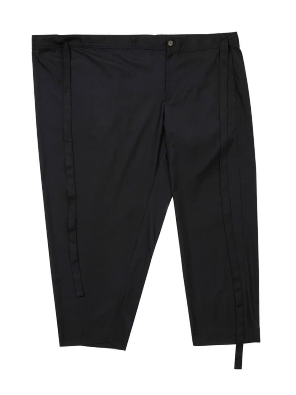 【AJOBYAJO】Wool Blend Asymmetrical Long Skirt Pants