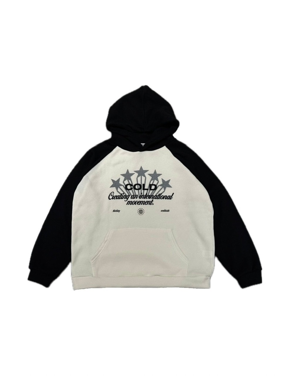 【youll】raglan rib hoodie