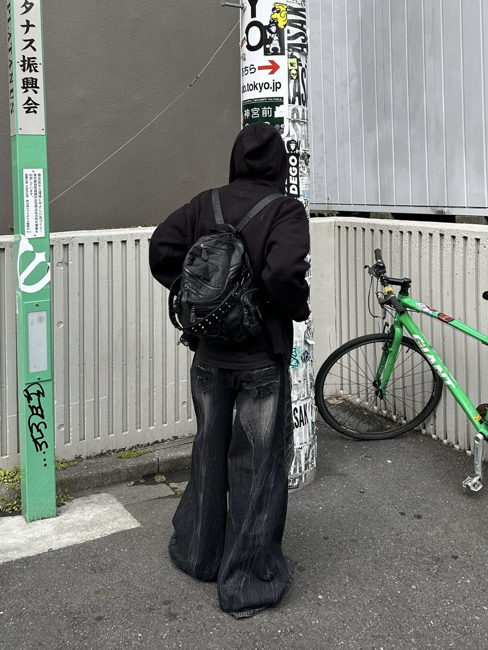 大阪店WEB限定受注制【Chikashitsu +】leather studs backpack