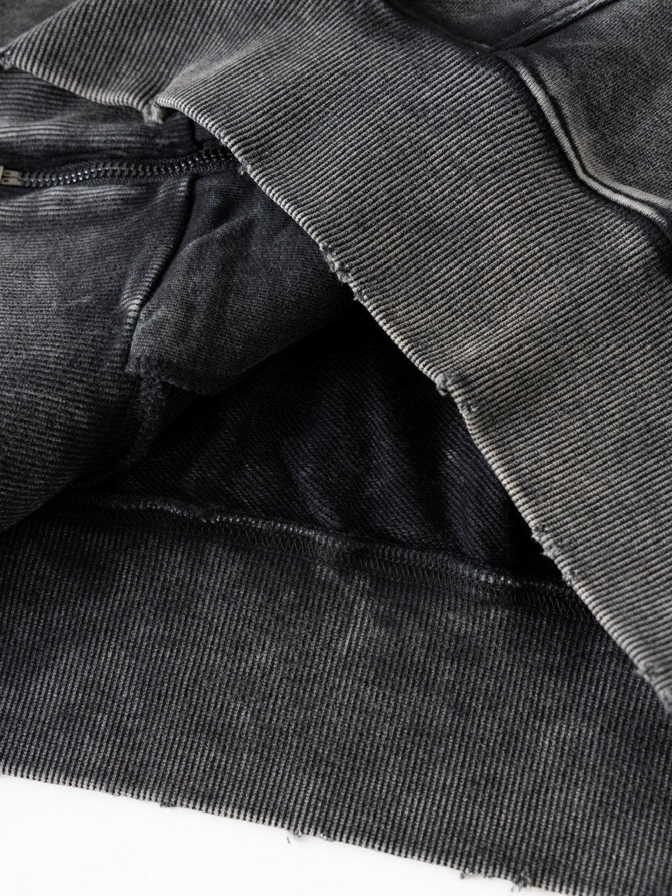 【SUPPLIER】Fire Bones Layered Sleeve Zip Hoodie