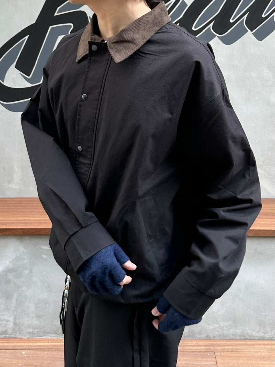 受注制【youll】corduroy color short jacket