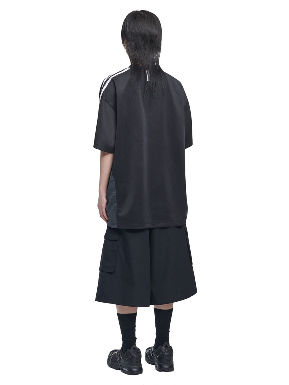 【NOMANUAL】SWEEP BASEBALL JERSEY / 【ノーマニュアル】ベースボールジャージロゴ半袖Tシャツ