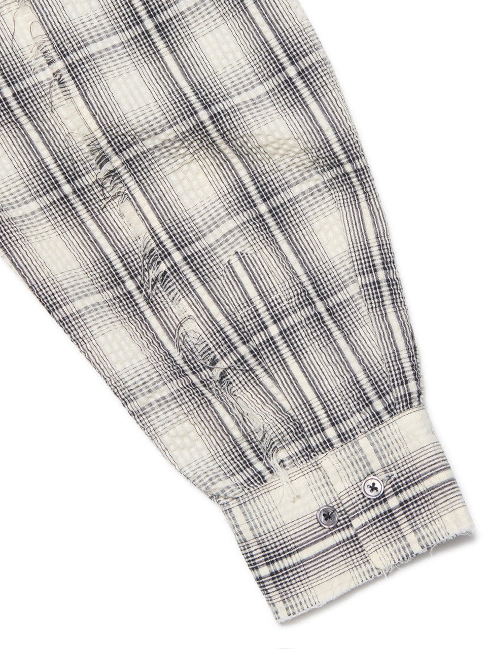 【NOMANUAL】SEERSUCKER CHECK SHIRTS