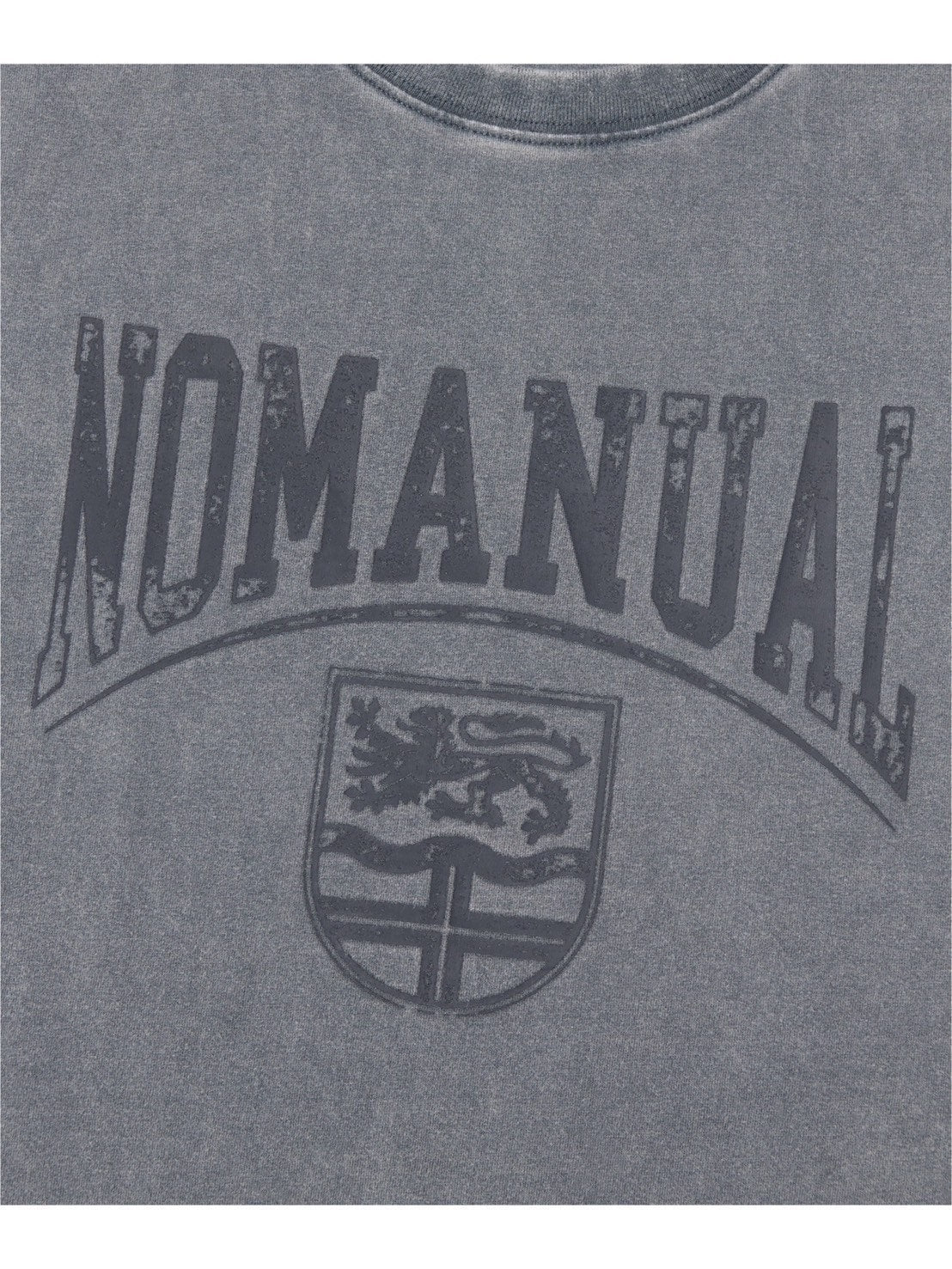 【NOMANUAL】EMBLEM WASHED SLEEVELESS TEE