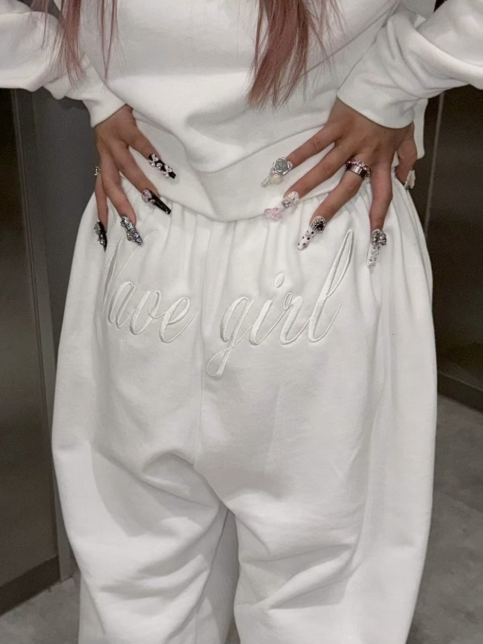 受注制【nmtc +】embroidery sweat pants (3color) / 【エヌエムティー