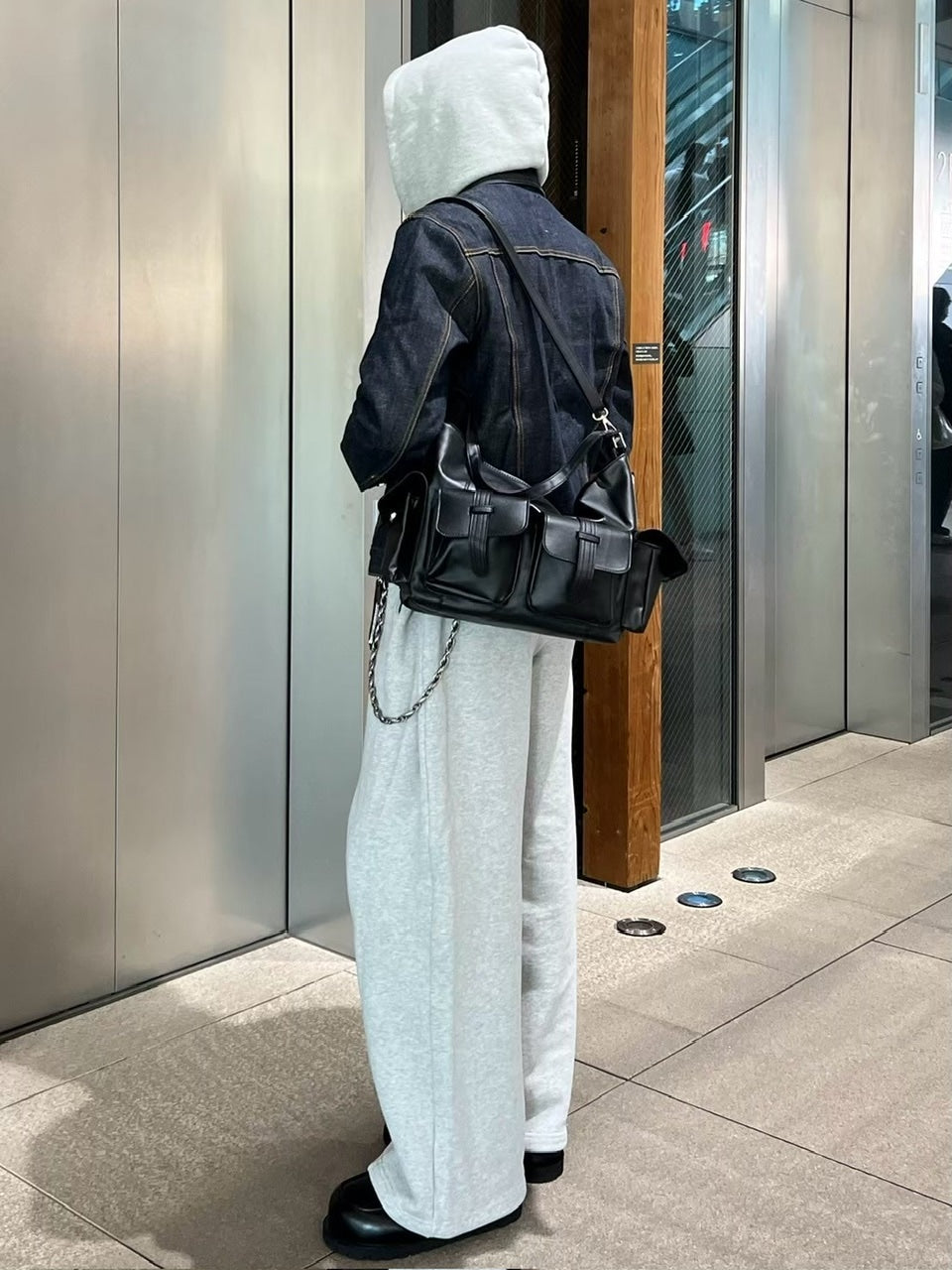 【Chikashitsu +】4pocket leather bag