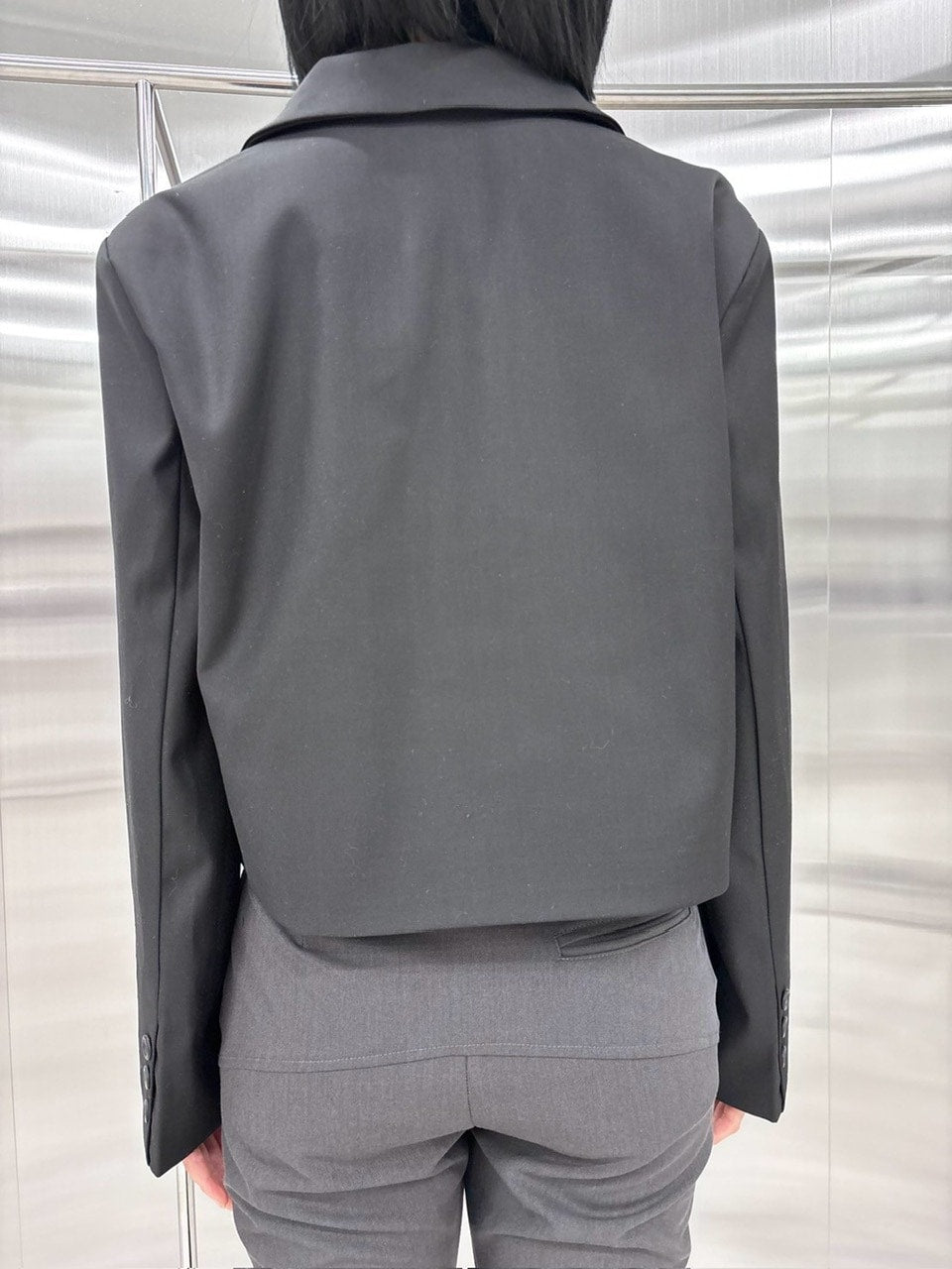 受注制【nmtc +】round collar jacket (2color)