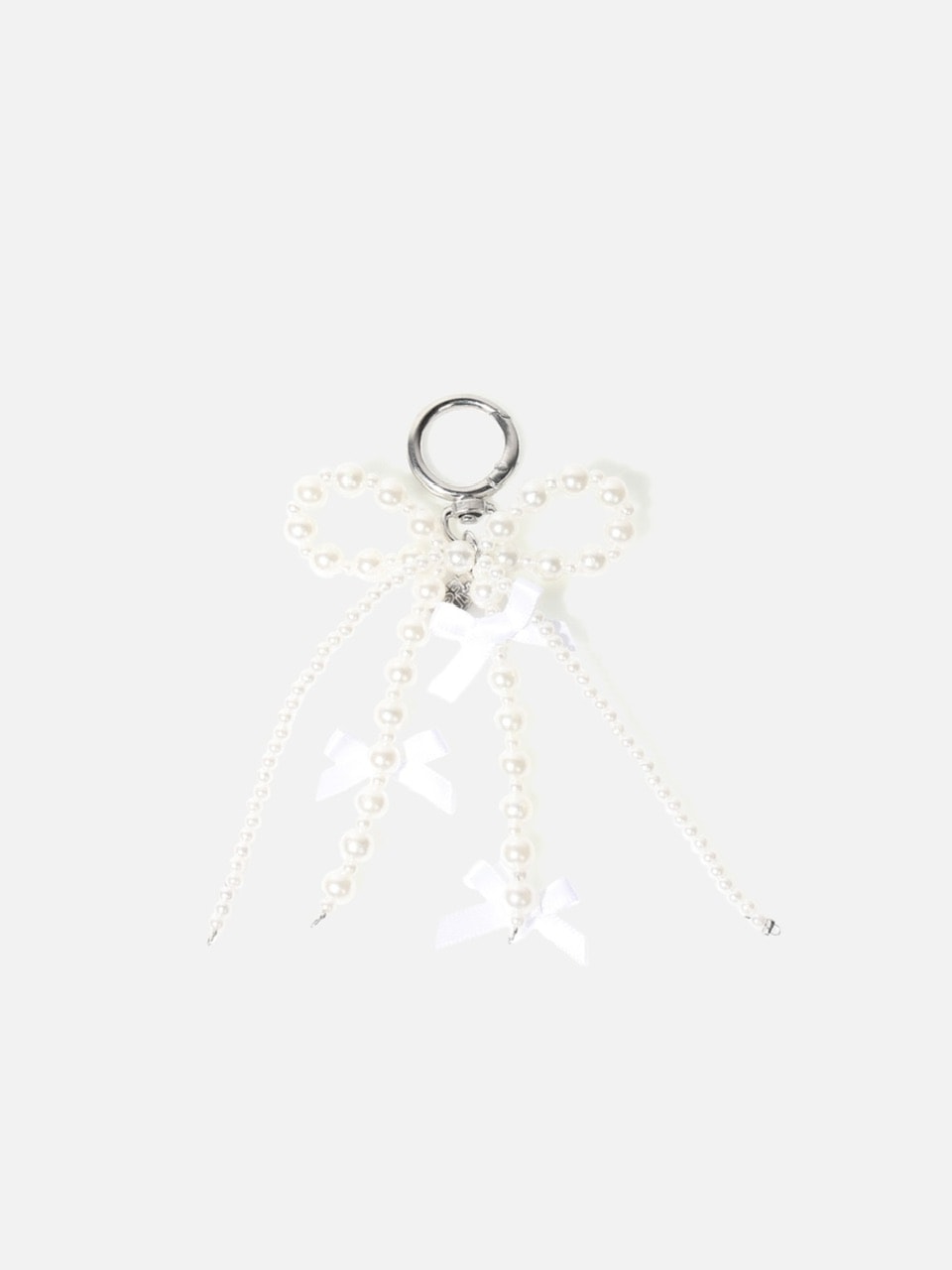 【GATELESS】PEARL RIBBON KEYRING