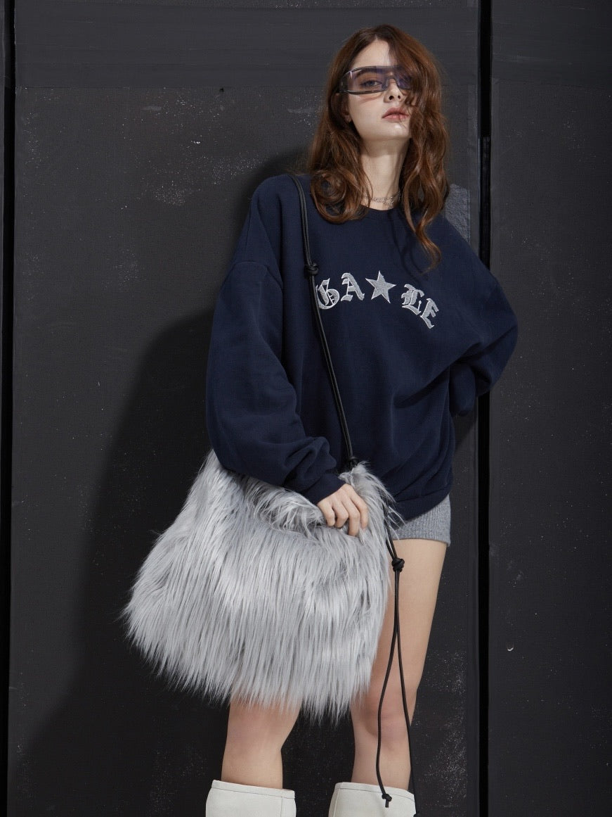 【GATELESS】LONG FUR SHOULDER BAG