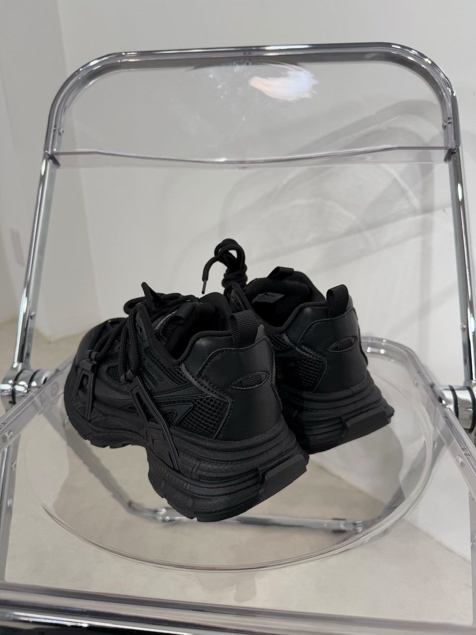 国際配送【Nerd out XU】thick sole daddy shoes (2color)