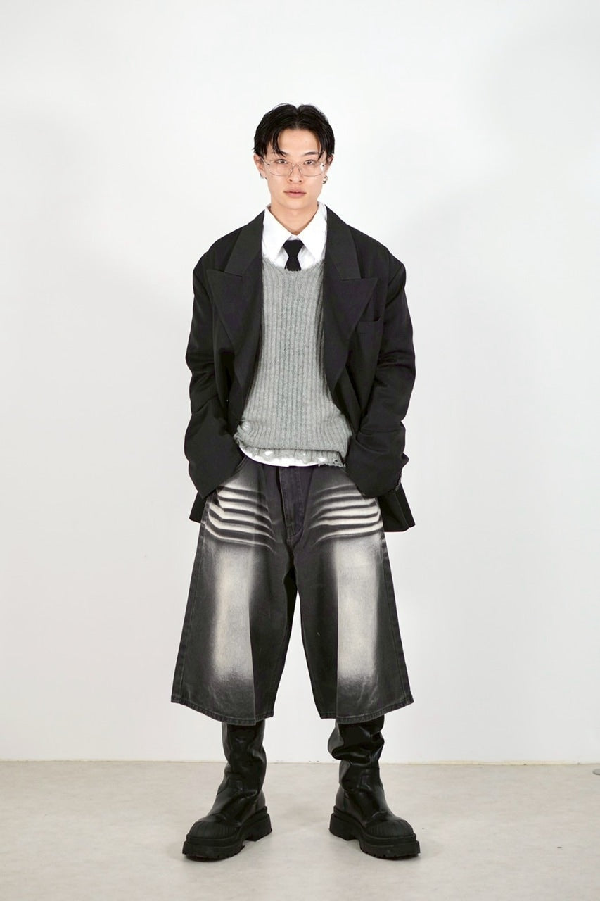 受注制【Chikashitsu +】double tailored jacket