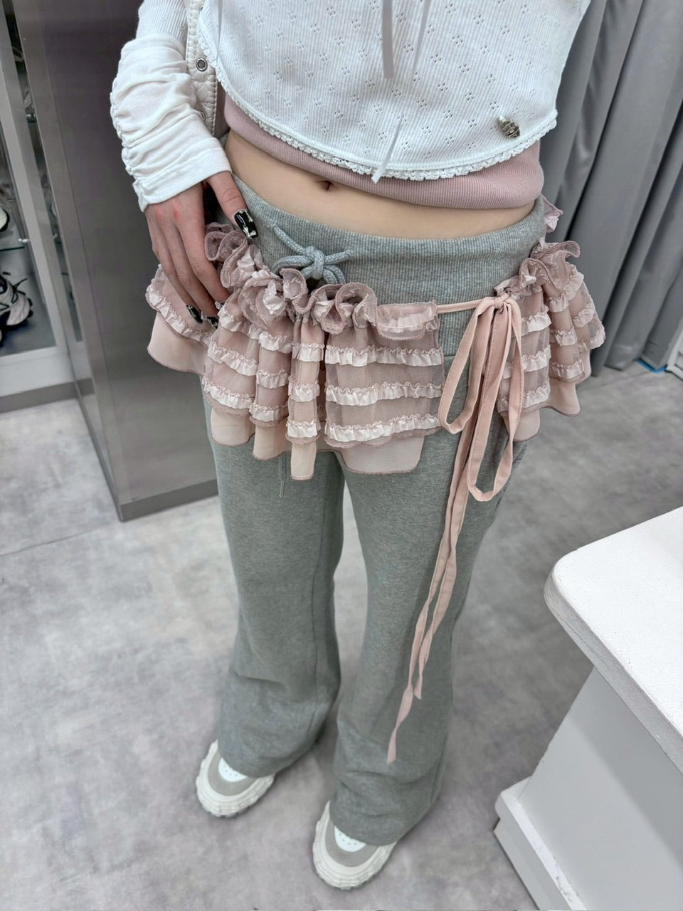 【nmtc +】lace belt (4color)