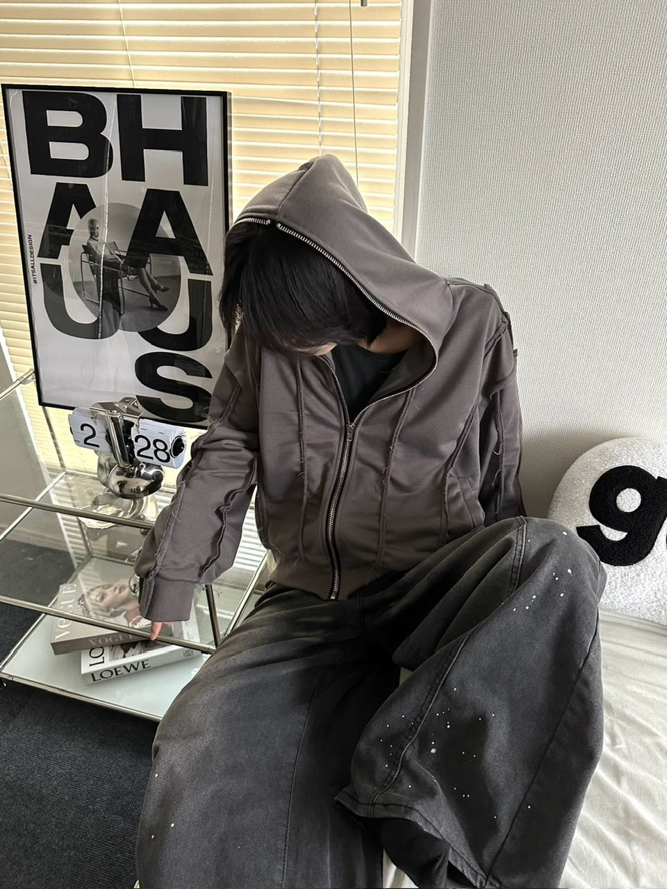 【LUV CODE】full zip up hoodie
