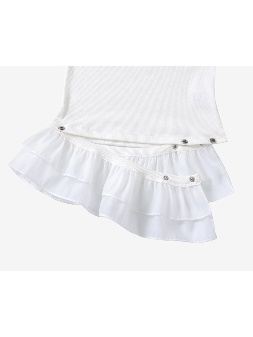 【CRANK】FRILL SNAP SLEEVELESS