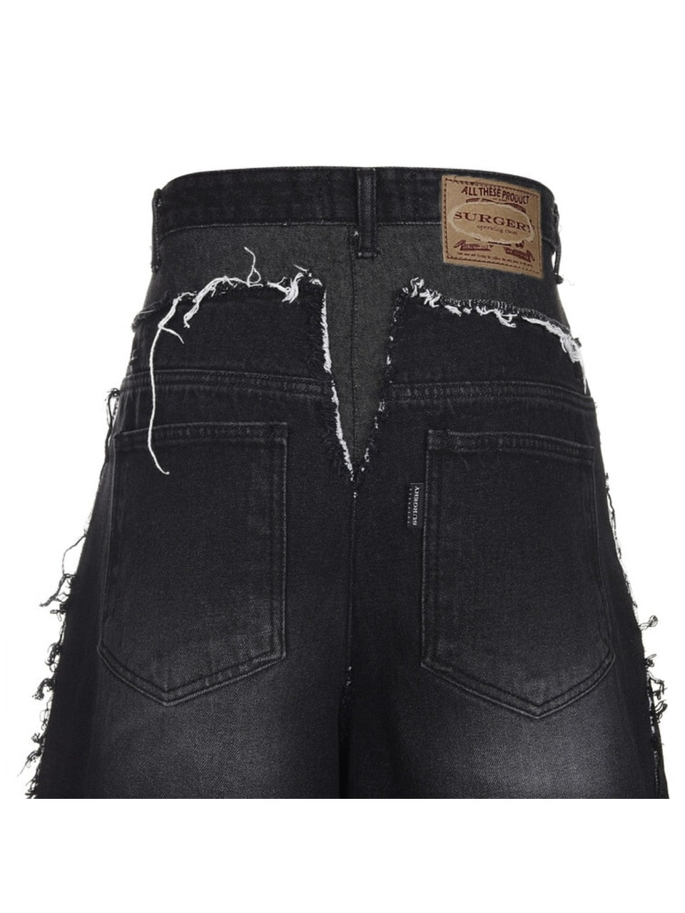 【SURGERY】remake denim bermuda pants / 【サージェリー】リメイバミューダデニムハーフパンツ