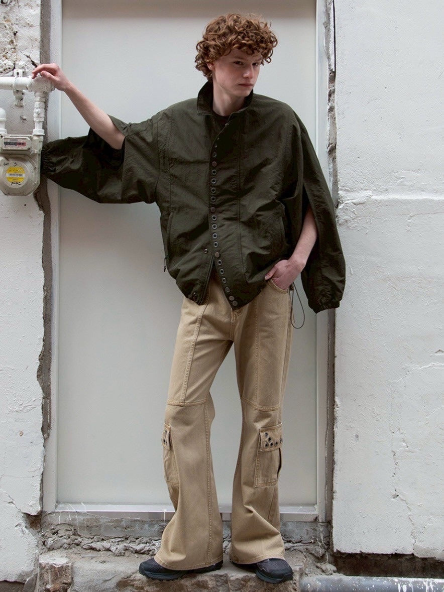 【ESC STUDIO】eyelet wind breaker jacket