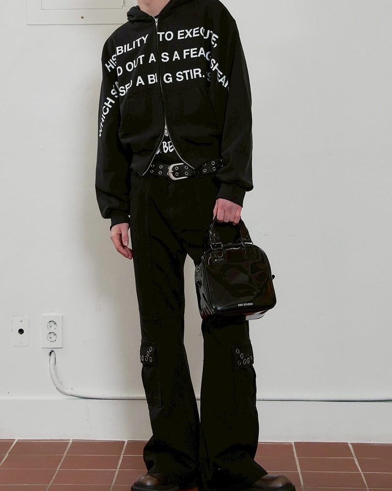 【ESC STUDIO】eyelet tote bag