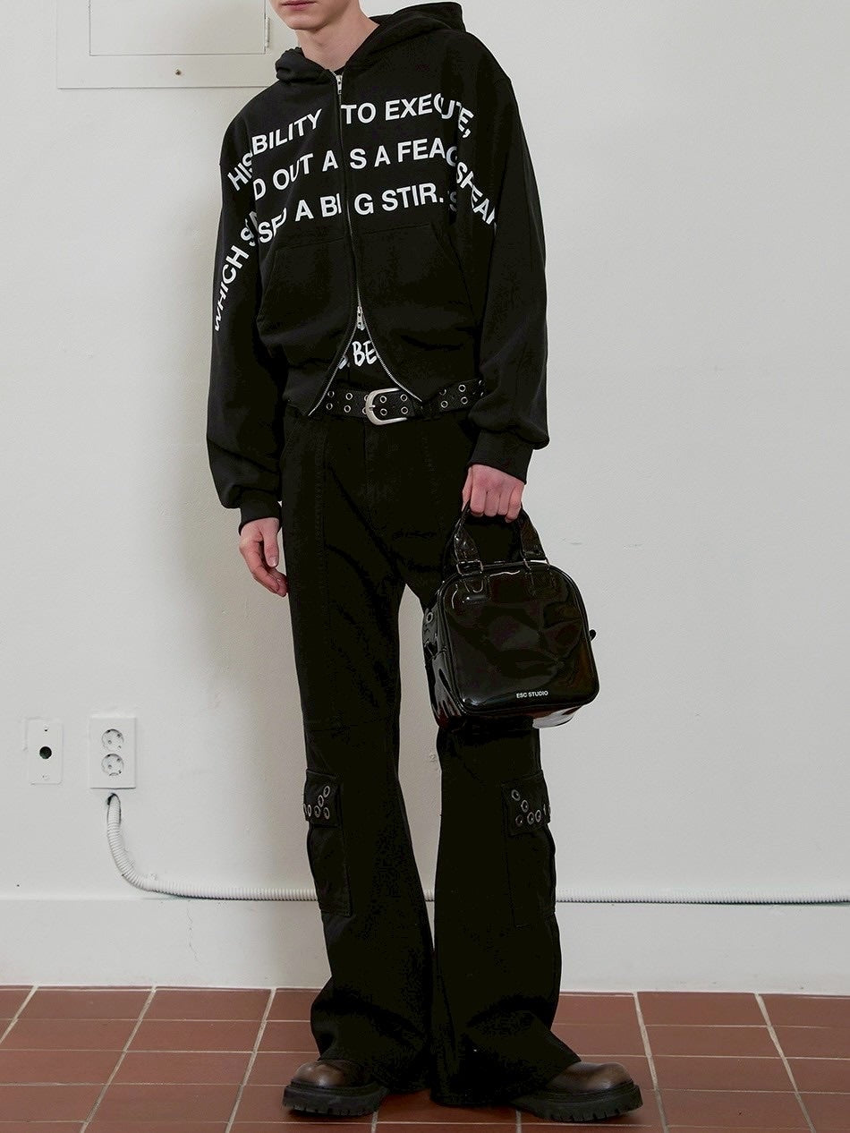 【ESC STUDIO】eyelet tote bag