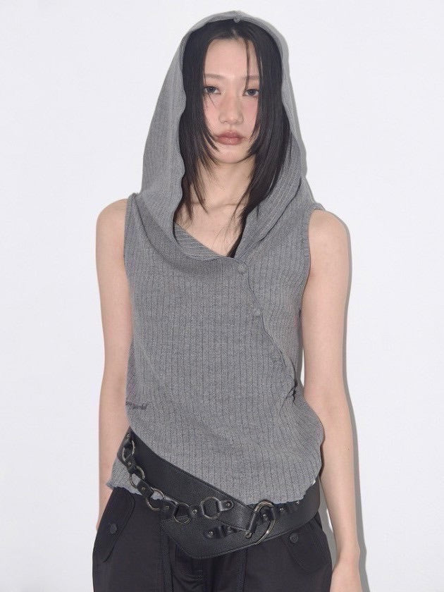 【FANCY CLUB】BIRD COWL SLEEVELESS