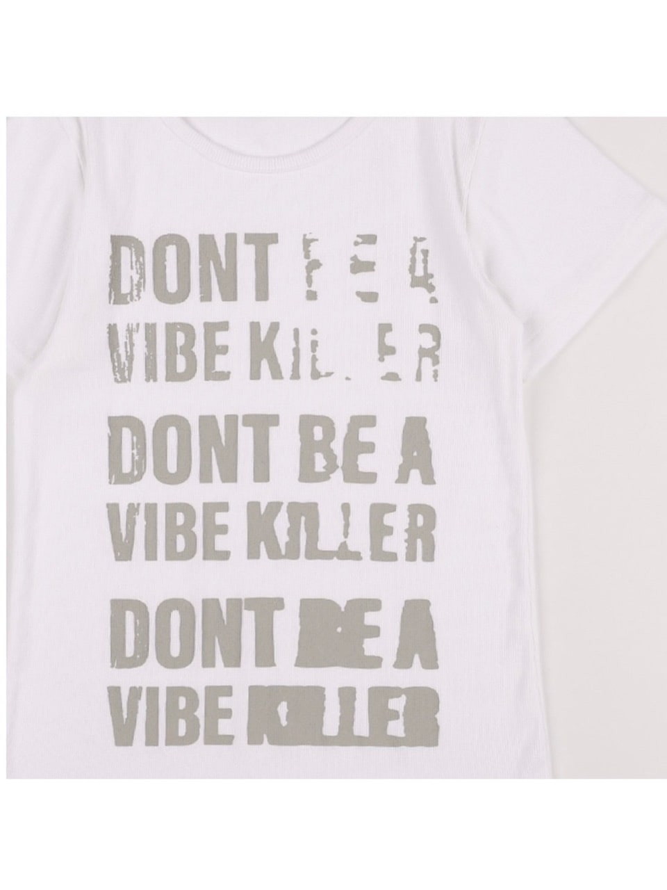 【FANCY CLUB】3-WAY LETTERING CORSAGE TEE