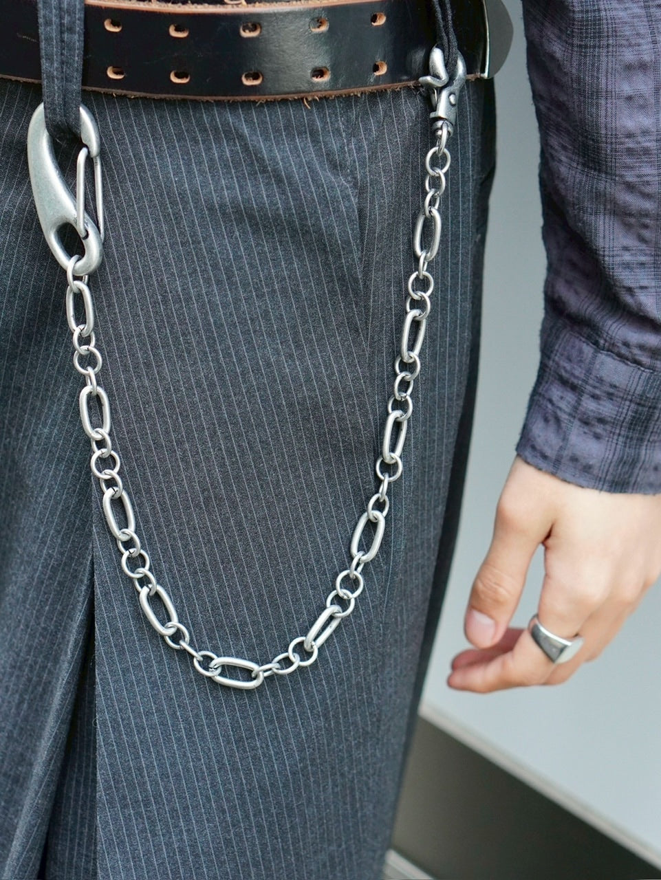 受注制【Chikashitsu +】antique silver wallet chain – PRESSING WEB SHOP