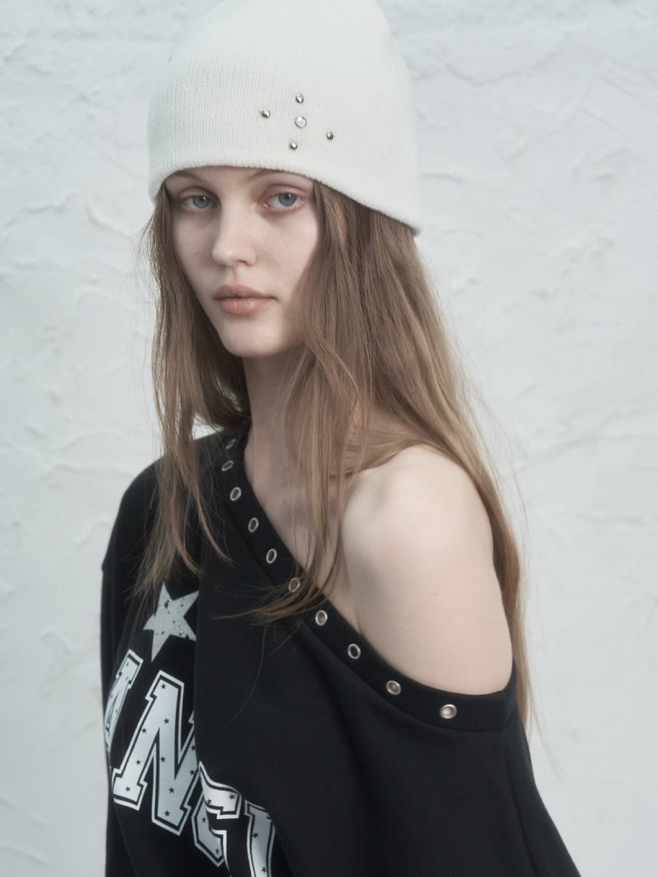 【SETUP‐EXE】STUDDED BEANIE