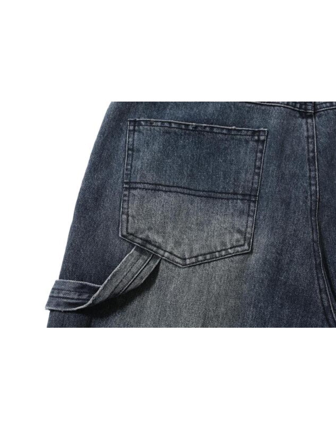 【roaringrad】WASHED DENIM CARPENTER PANTS